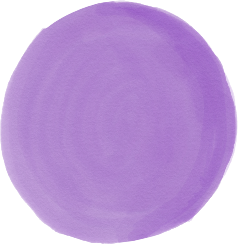 Watercolor Pastel Purple  Circle